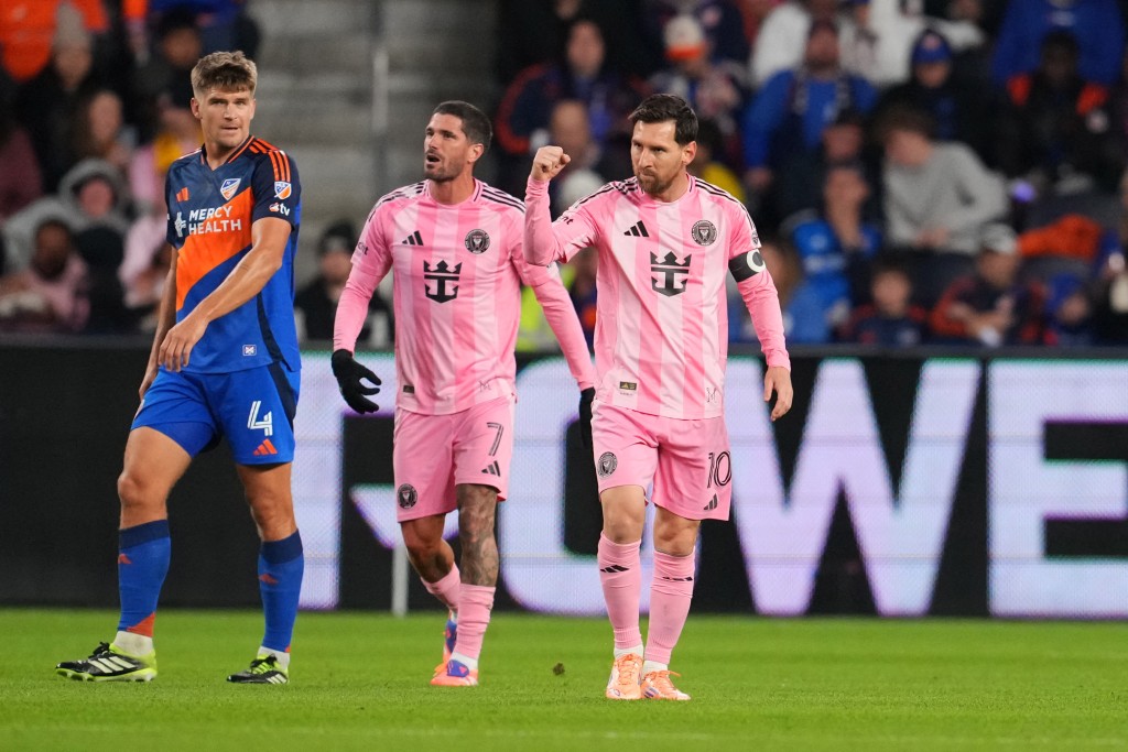 美斯歷來累積炮製1300個入球。法新社