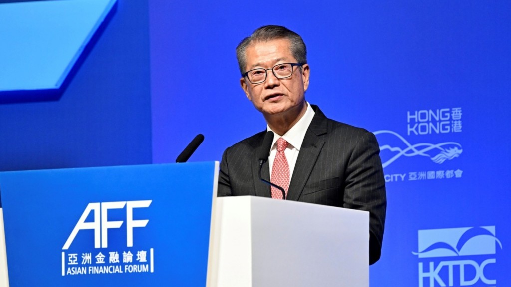 陳茂波表示國際地緣政局轉變難料，必須預留充分財政資源應對衝擊。陳茂波網誌圖片