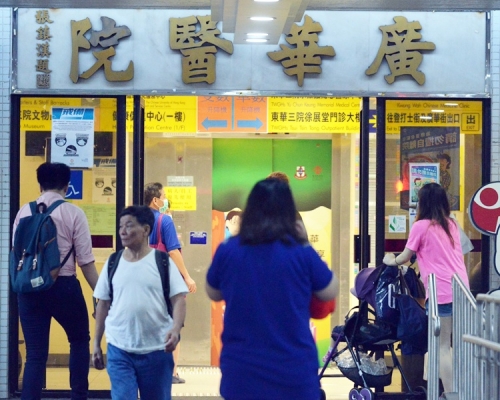 傷者清醒被送往廣華醫院治理。資料圖片