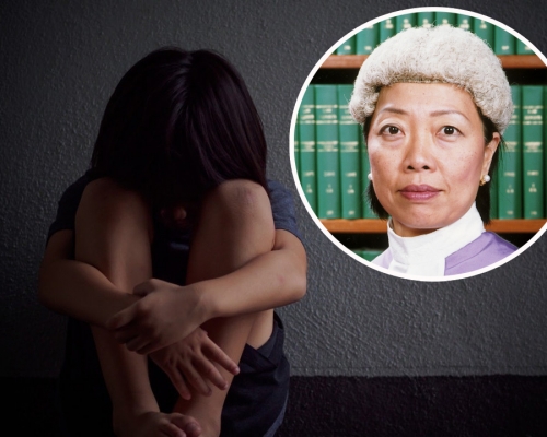 菜販多次在親生女兒6至11歲期間企圖強姦及強姦她，被判其囚12年零9個月。小圖為張慧玲法官。 示意圖及司法機構圖