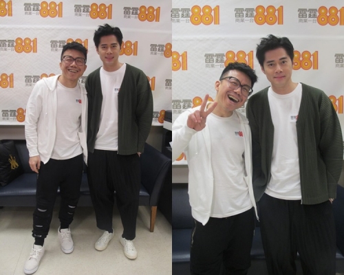 徐天佑和陳奐仁現身商台為新歌《Fart》宣傳。