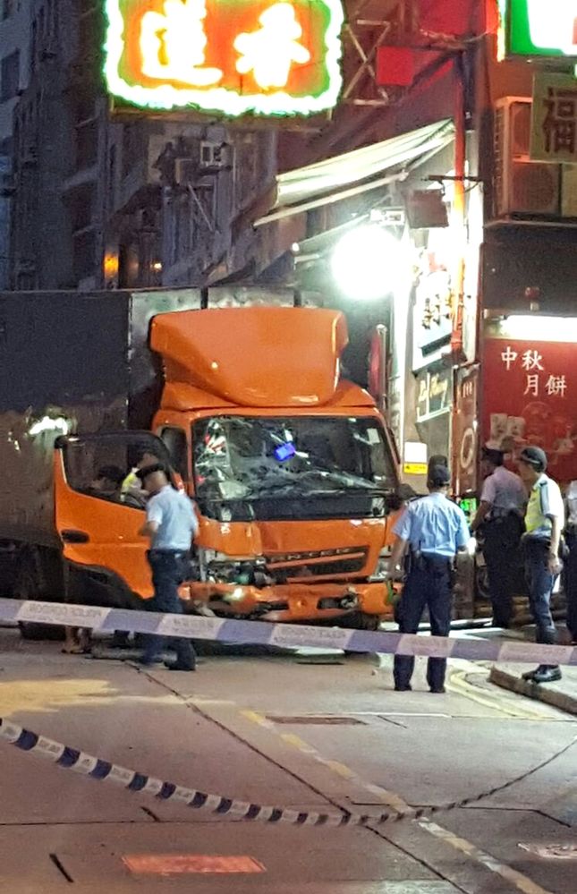 涉事貨車。網圖