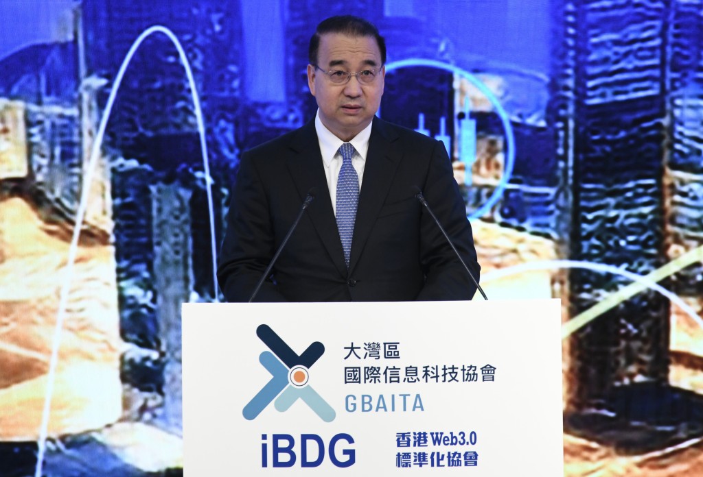 刘光源认为，香港具备发展数位经济的良好条件。何君健摄