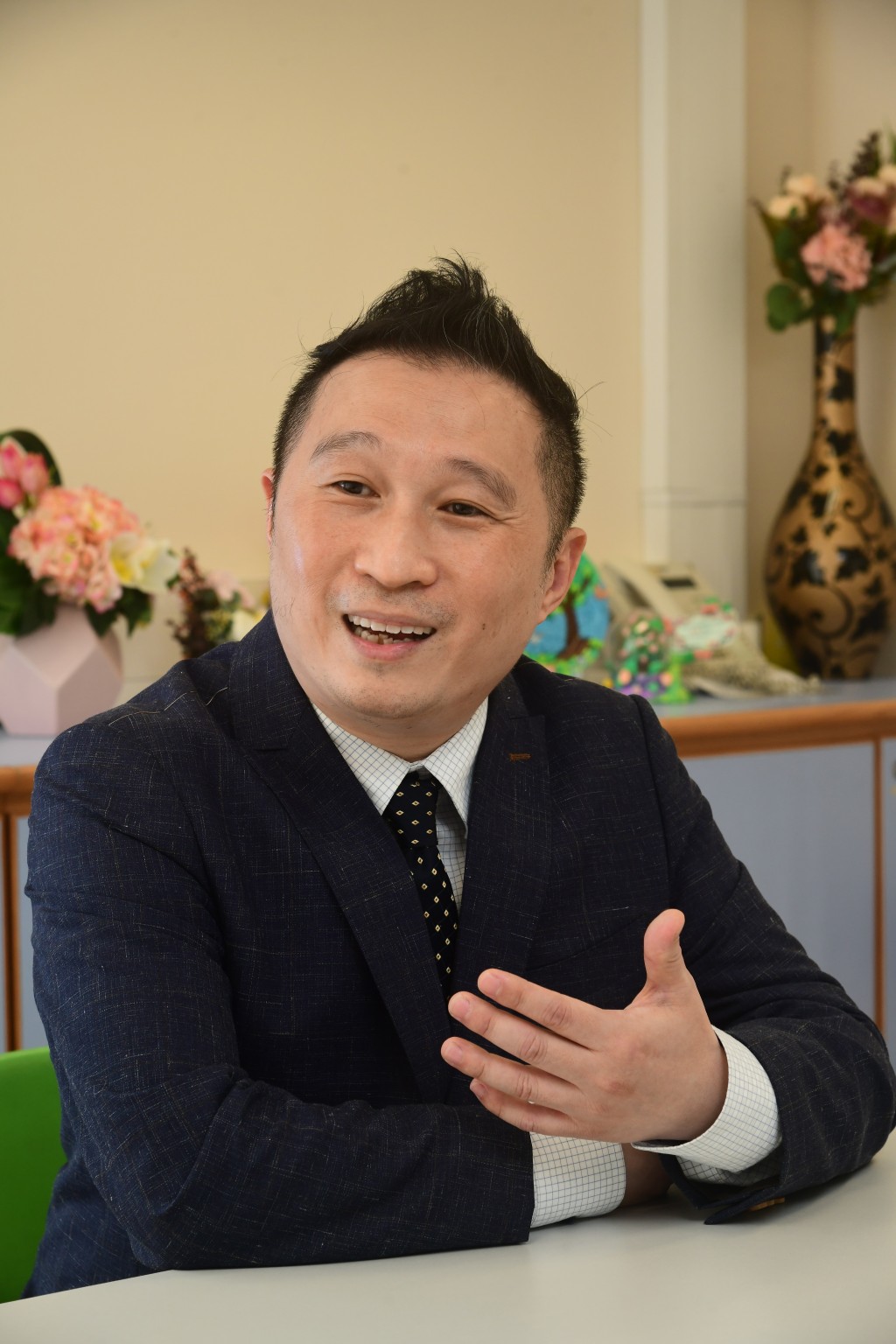 田少斌表示，為助學生鞏固在疫情限制下所學的知識，已為學生重新設計課程。