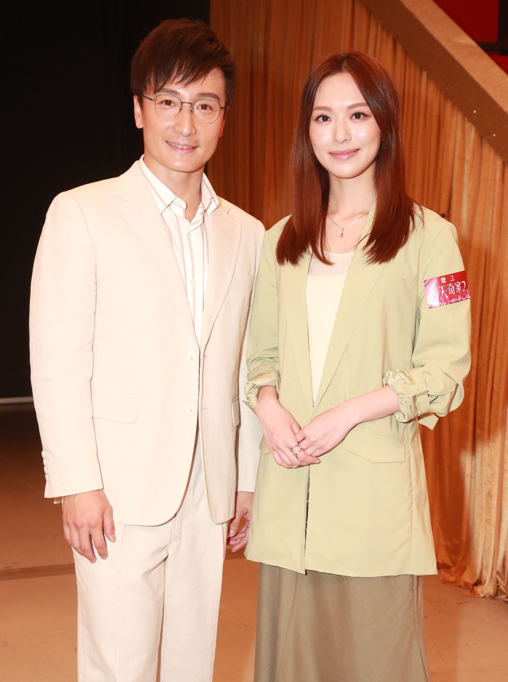 方力申跟馮盈盈拍完TVB新劇《逆天奇案2》後馬上投入綵排舞台劇。