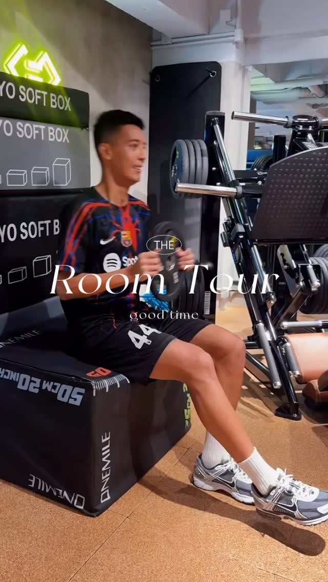 劉梓堅經常做運動保持最佳狀態。