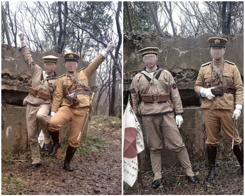 2男穿二战日本军服在南京抗战遗址拍照，结果被行政拘留15天。资料图片
