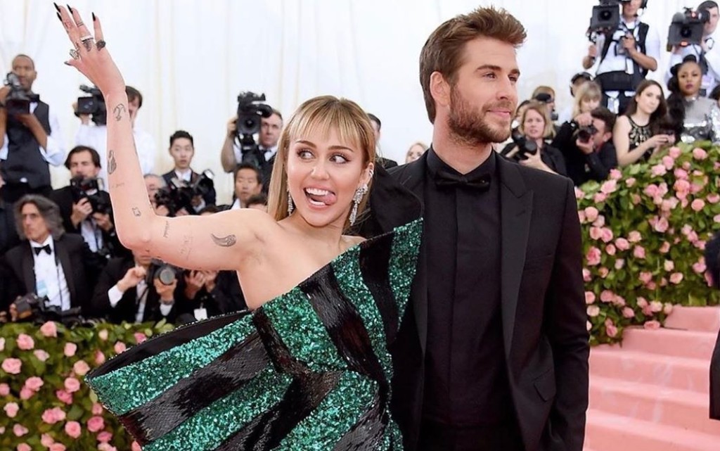 Miley與Liam分手復合後才結婚，但結婚未及一年就離婚。（Liam Hemsworth ig圖片）