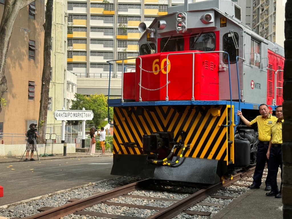 「乔沛德号」是九广铁路最后一批引入本港的柴油电动机车之一，此后一直于东铁綫服役。谢宗英摄