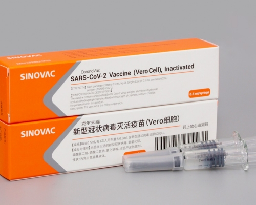 新冠疫苗CoronaVac。图：中国科兴生物官网