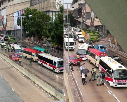 當日意外導致4車連環撞。圖:盡在元朗FB圖片 資料圖片