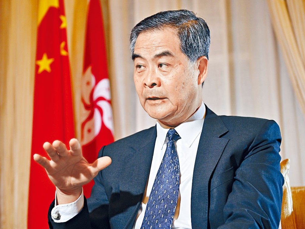 ■梁振英認為若沿用現時選舉制度,下屆仍可能有外國傀儡進入治港班子。