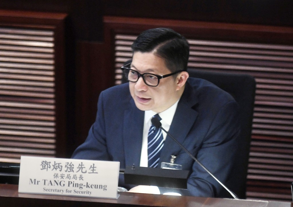 鄧炳強表示,留意到部分人士對相關附屬法例出現誤解、甚至刻意曲解。 鄧炳強表示,留意到部分人士對相關附屬法例出現誤解、甚至刻意曲解。
