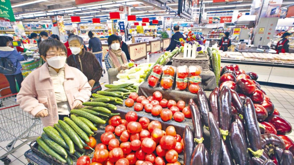 內地CPI按年升1.3%高於預期 創近3年最高 PPI按年跌0.9% 降幅收窄