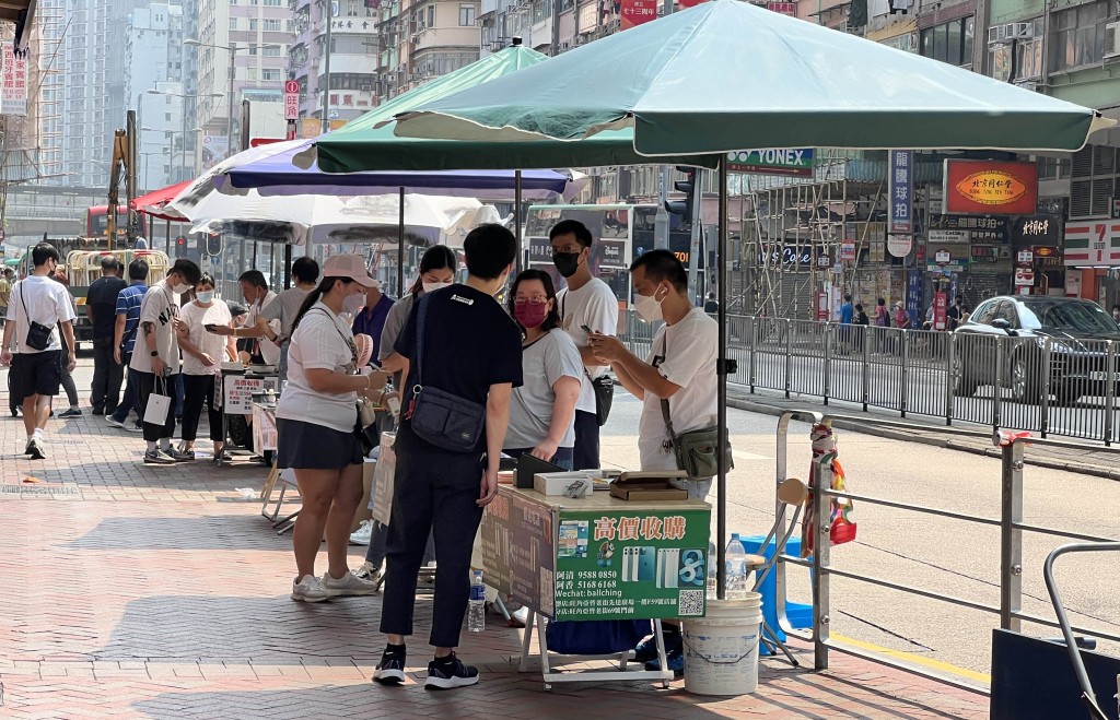 早上到先達放機的人不多,相信高峰期會在下午過後出現。