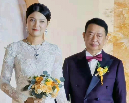 63歲紫金礦業老闆再婚，娶38歲的錢冰。(網圖)