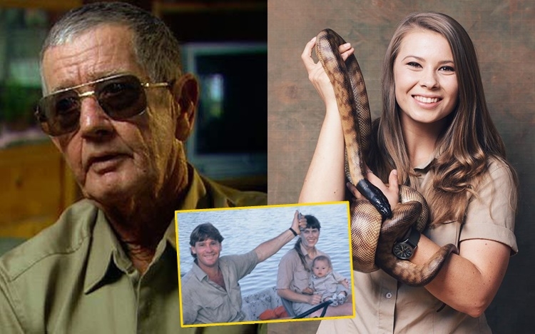 Bindi大爆爺爺Bob Irwin(左)一直冇花時間跟家人在一起,她更一直被對方忽視。