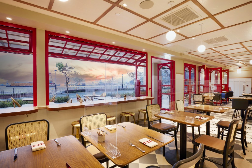 餐廳的風景優美。