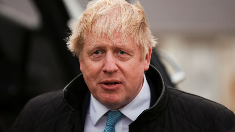 據報英國首相約翰遜取消2月訪日行程。路透社圖片