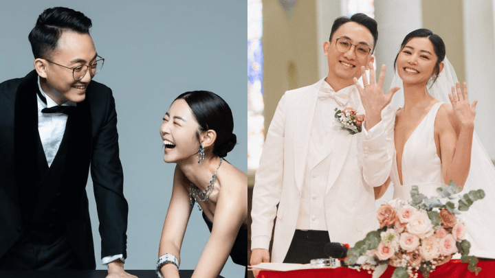 衛詩雅結婚︱老公周祉安子華神上身 愛的宣言笑爆全場 4字搞到老婆即時爆喊