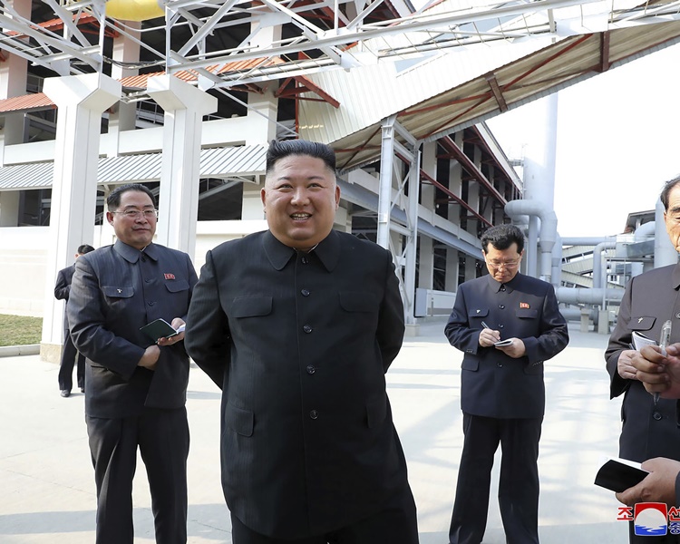 金正恩時隔20天再公開露面。AP