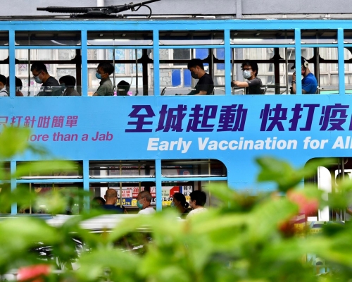 單日接種疫苗人數再創新高。