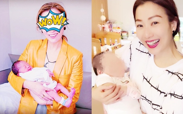 Sammi於3年前做十叔婆幫BB打格,今次做十舅婆幫自己打格。