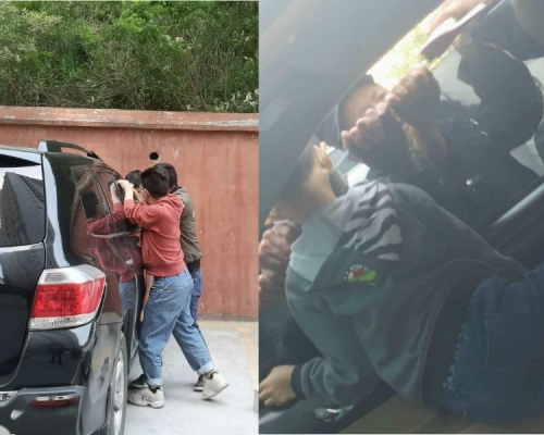 男童救出時已經死亡。網上圖片