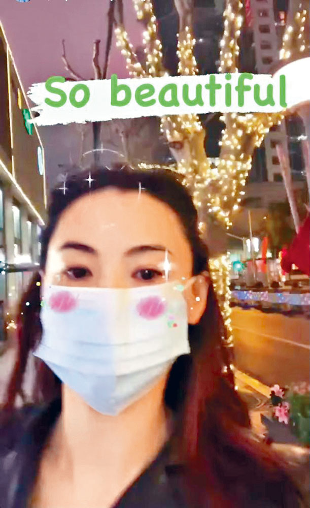 栢芝一时大意，令细仔部分容貌曝光。