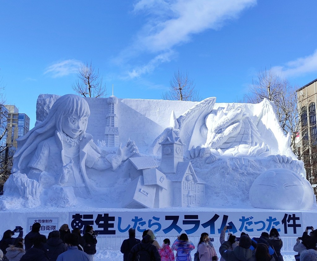 札幌雪祭以雪雕聞名。（X@welcomesapporo）