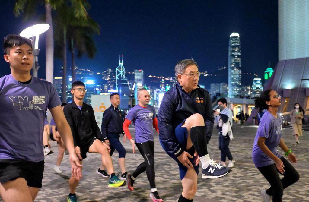 卓永興表示夜跑是很適合在城市進行的運動。卓永興Facebook圖片