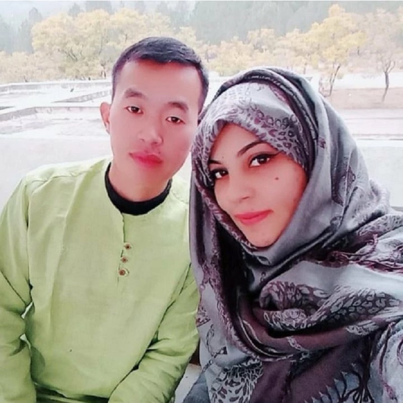巴基斯坦少女去年認識中國男子。網上圖片