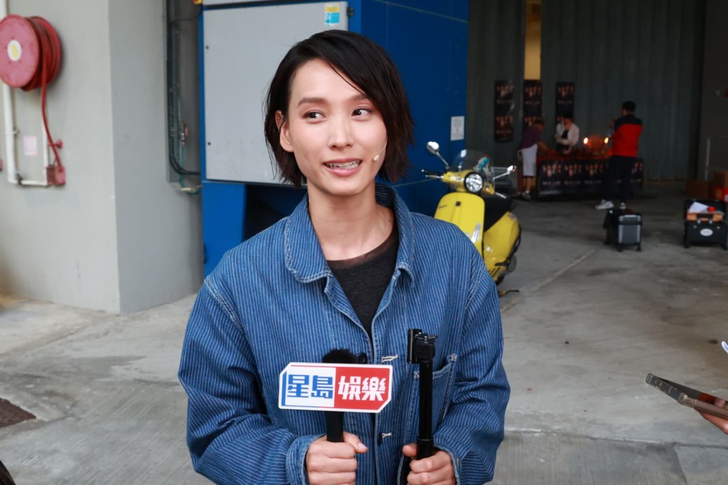 談善言好驚自己台上出錯。 談善言好驚自己台上出錯。