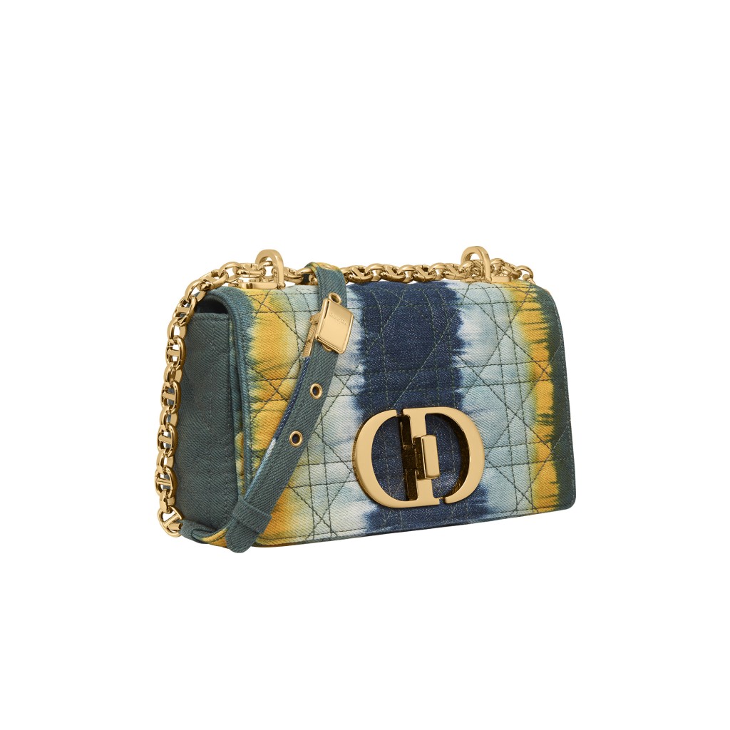 小型號Tie & Dior藤格紋丹寧版本/$30,500。