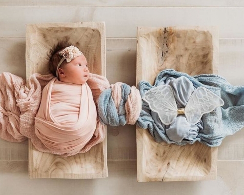 攝影師打造照片為客人紀念胎死腹中龍鳳胎兒子。