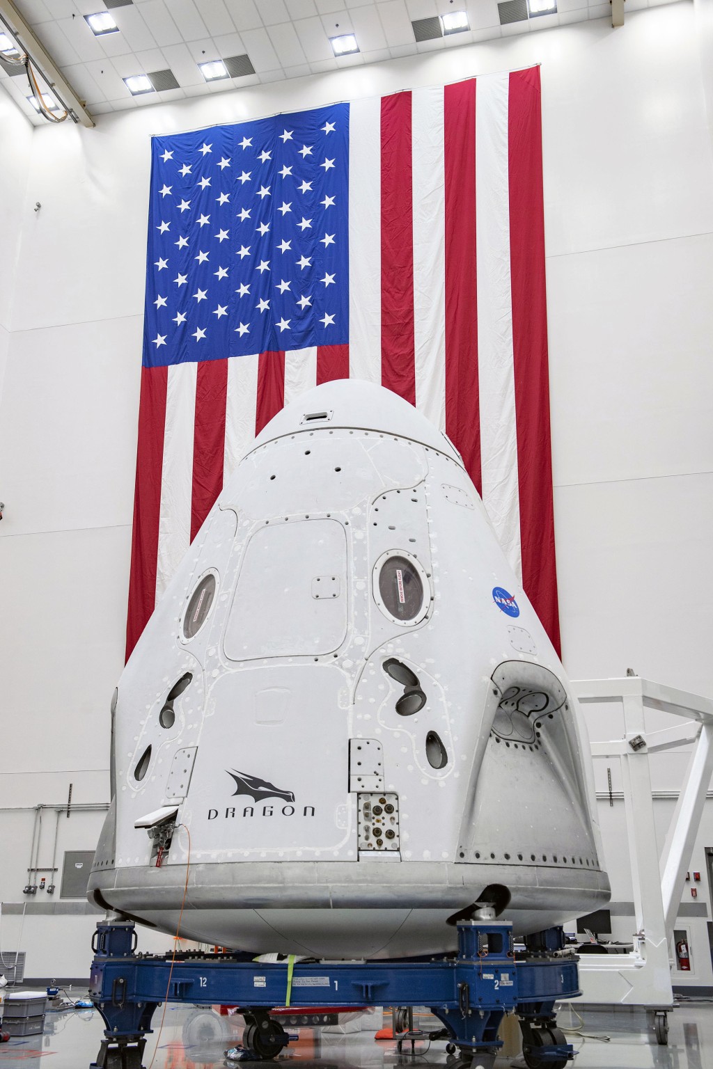 圖為SpaceX載人飛船。NASA 圖為SpaceX載人飛船。NASA