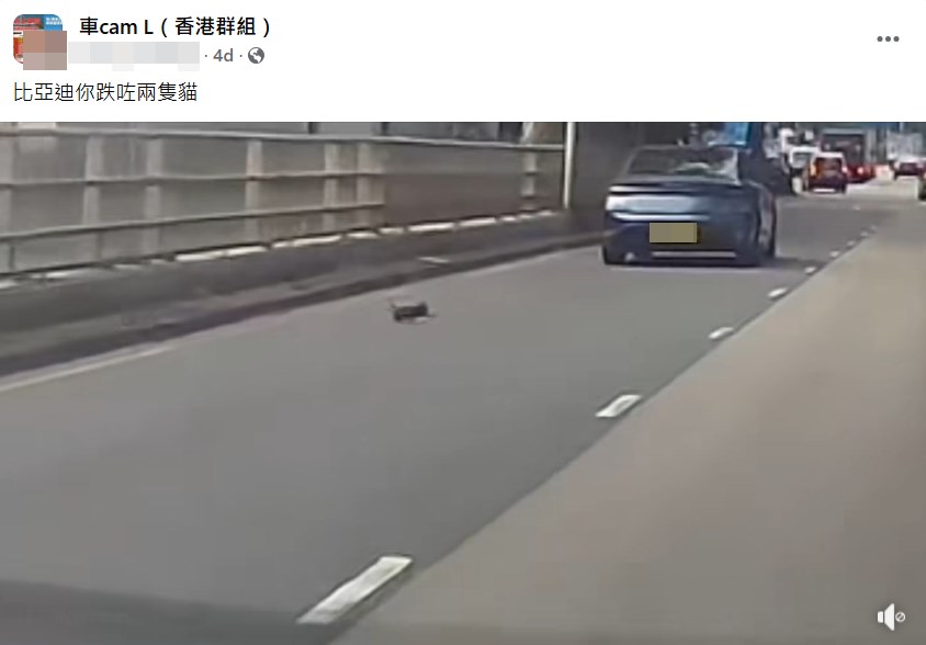 樓主帖文。fb「車Cam L（香港群組）」截圖