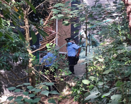 警員到場調查。梁國峰攝