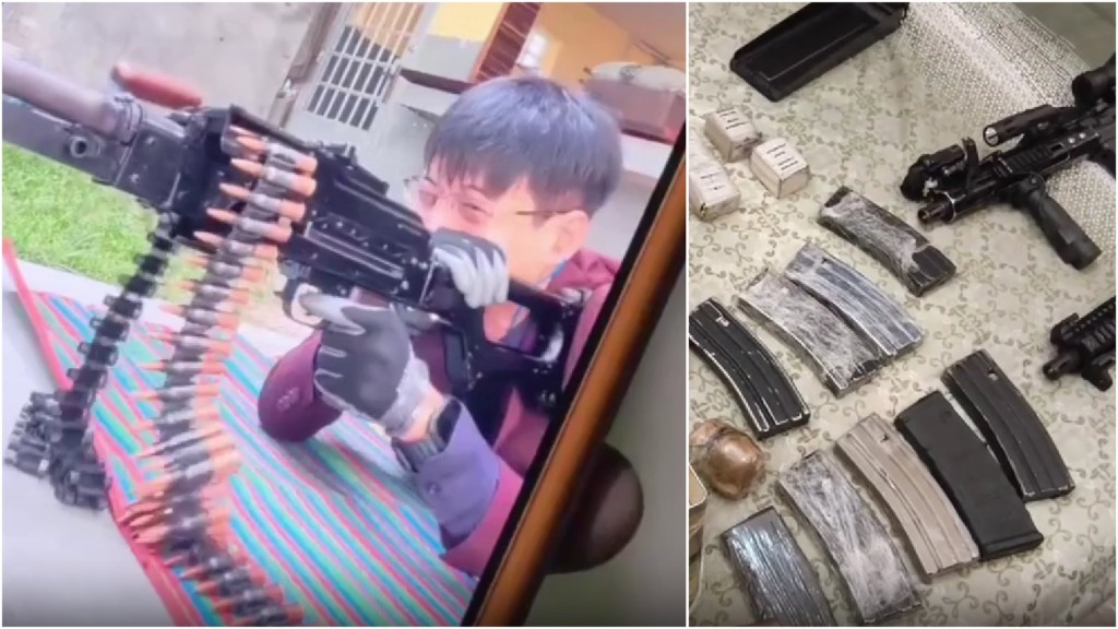 泰警拘捕中國男搜獲大批戰爭武器及C4炸藥 疑策劃恐怖襲擊
