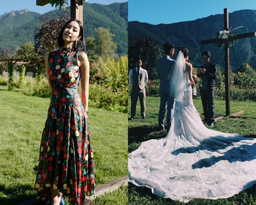 吴雨霏见到弟弟成家立室不禁感动落泪。