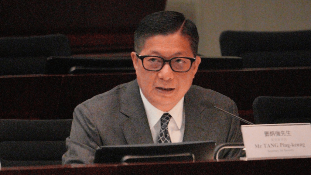 鄧炳強:430人涉反修例或國安法仍在囚 將加強國民教育及認識中國歷史