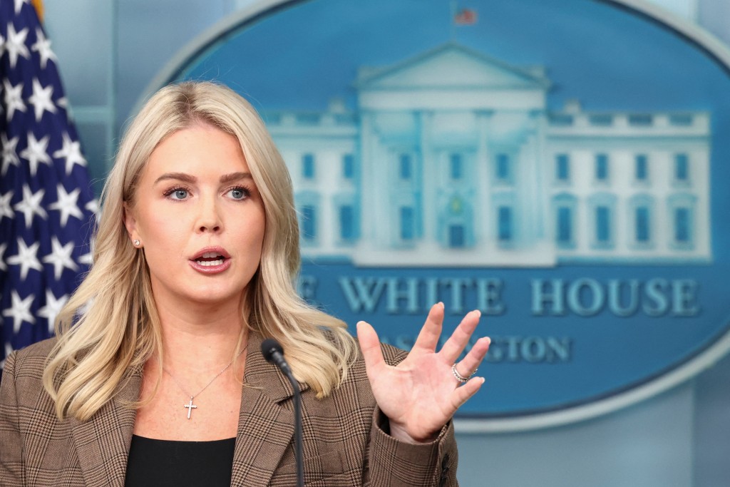 白宮新聞秘書萊維特辦公室所在地限制記者進入。路透社