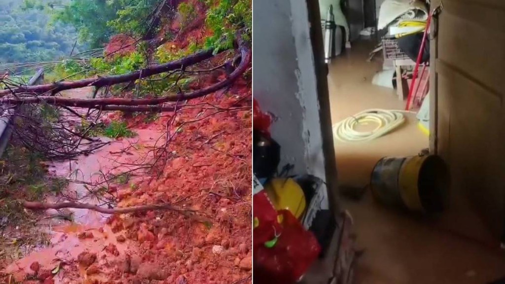 廣西玉林14日晚大暴雨，發生山泥傾瀉致2死1失蹤。抖音