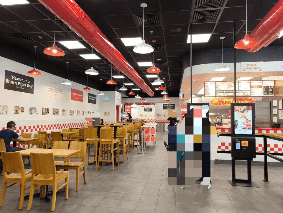 美式連鎖漢堡店 Five Guys 位於觀塘APM的分店正式結業。網上圖片