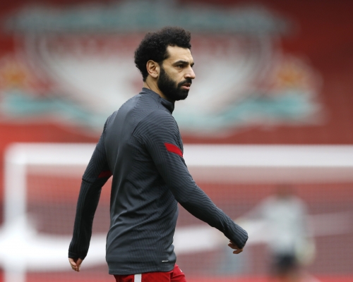 利物浦射手穆罕默德沙拿。AP