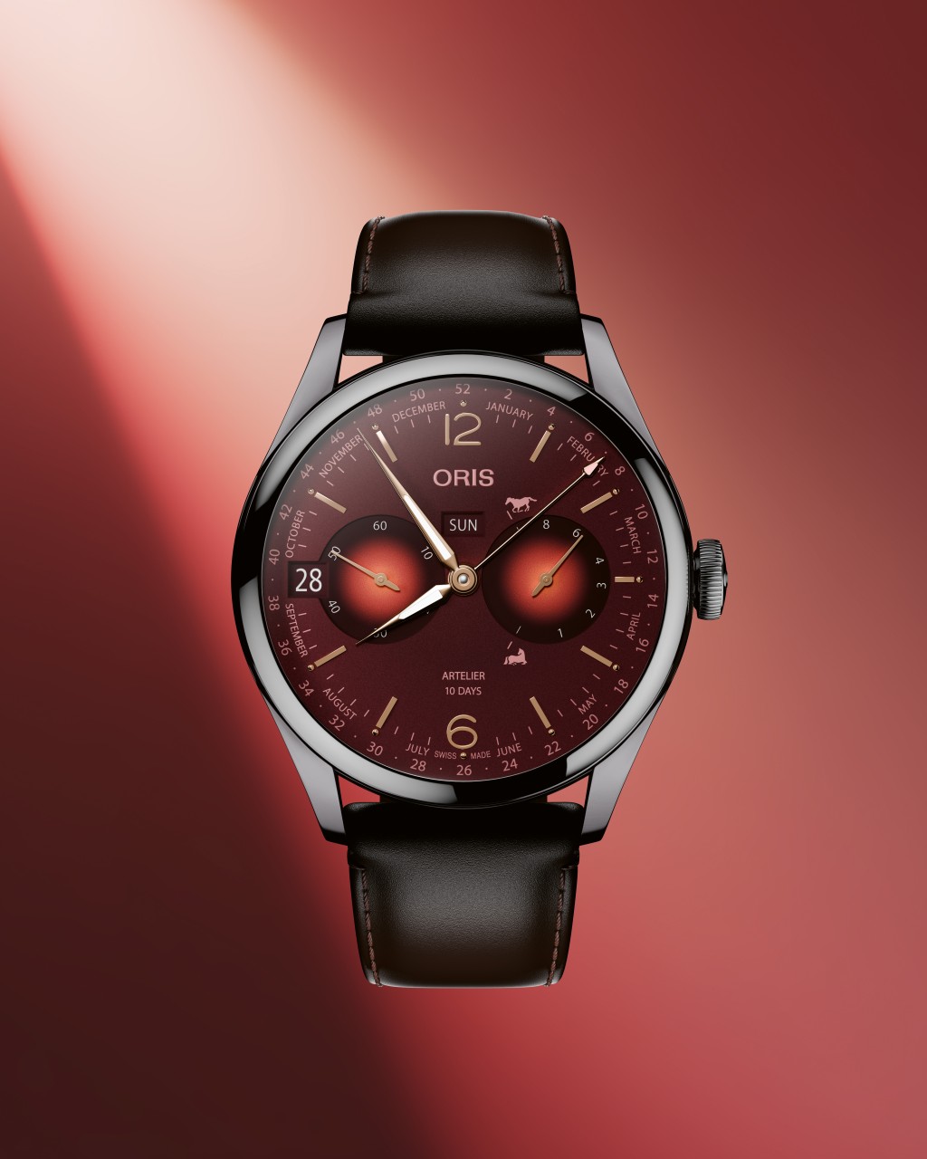Oris Year of the Horse Limited Edition，錶殼：43mm不鏽鋼/ 機芯：Calibre 113手上鏈/ 限量：88枚/ 售價：$63,800。