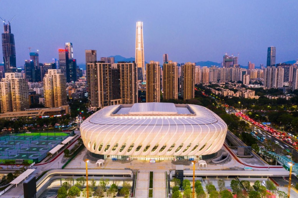 深圳市體育中心體育館。官方圖片 深圳市體育中心體育館。官方圖片