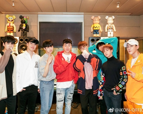 iKON與胡彥斌合作愉快。