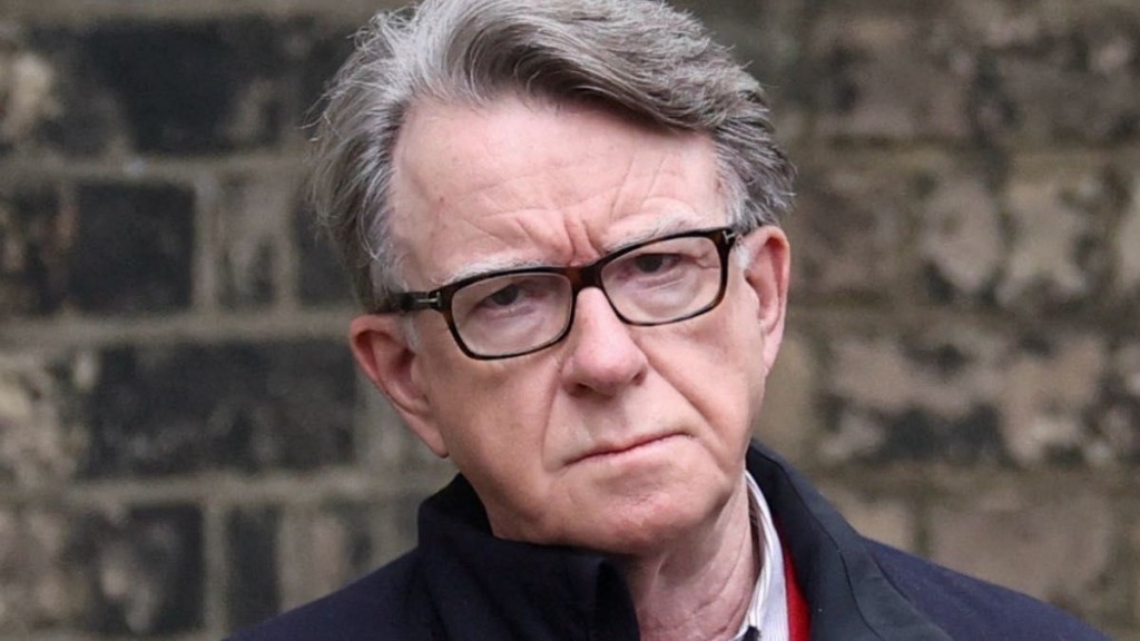 英國前駐美國大使文德森 (Peter Mandelson) （路透社）