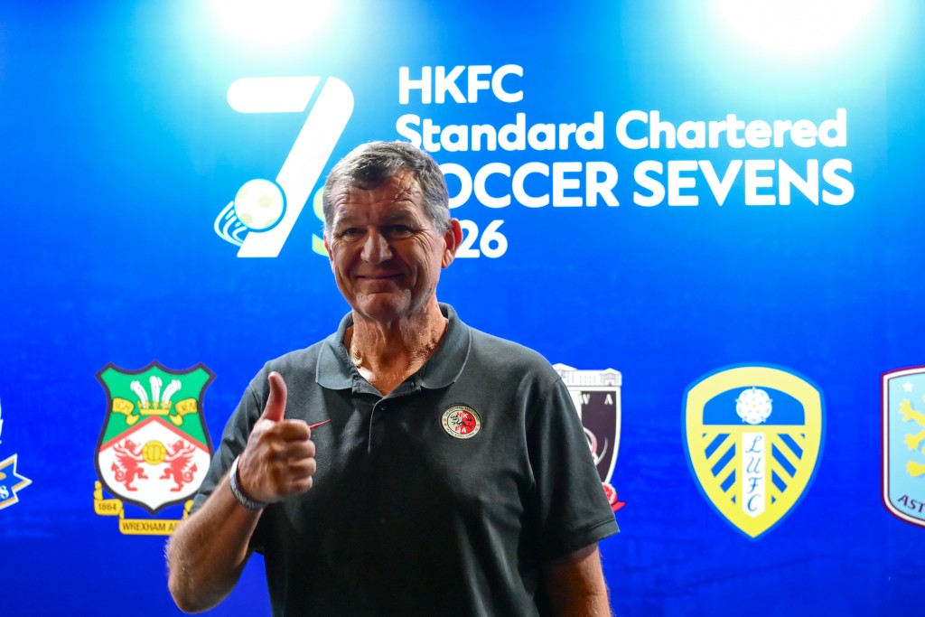 港隊女足主帥列卡度。攝影：魏國謙